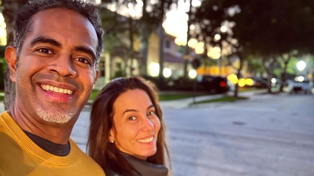 Jair Olveira e a esposa, Tania Khalil