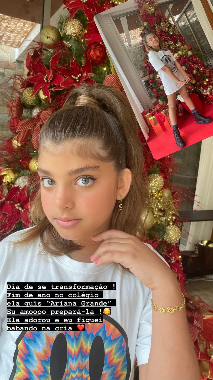 Sofia, filha de Grazi Massafera e Cauã Reymond - Crédito: Reprodução / Instagram
