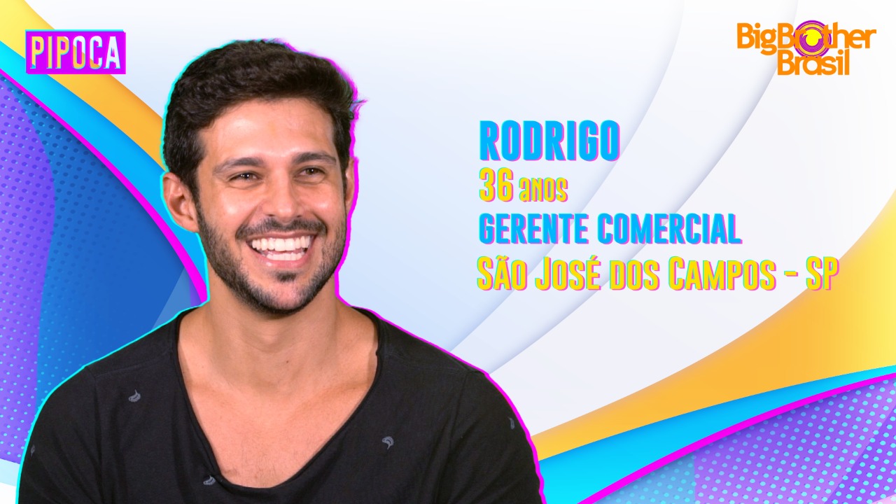 Rodrigo no grupo Pipoca do BBB 22 - Crédito: Globo