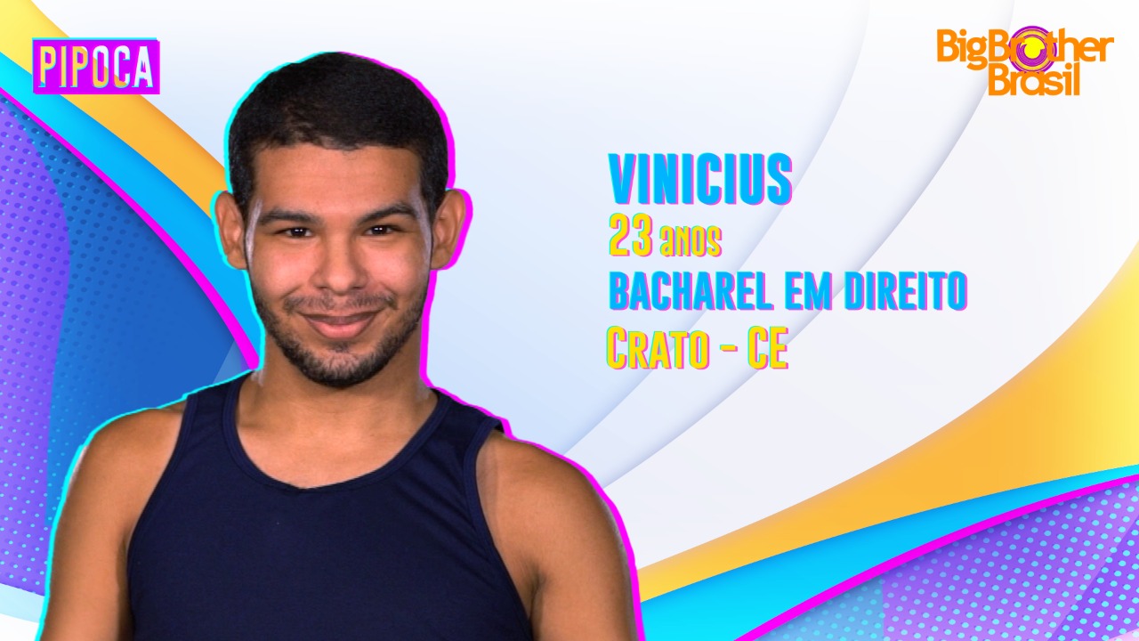 Vinicius no Grupo Pipoca do BBB 22 - Crédito: Globo 