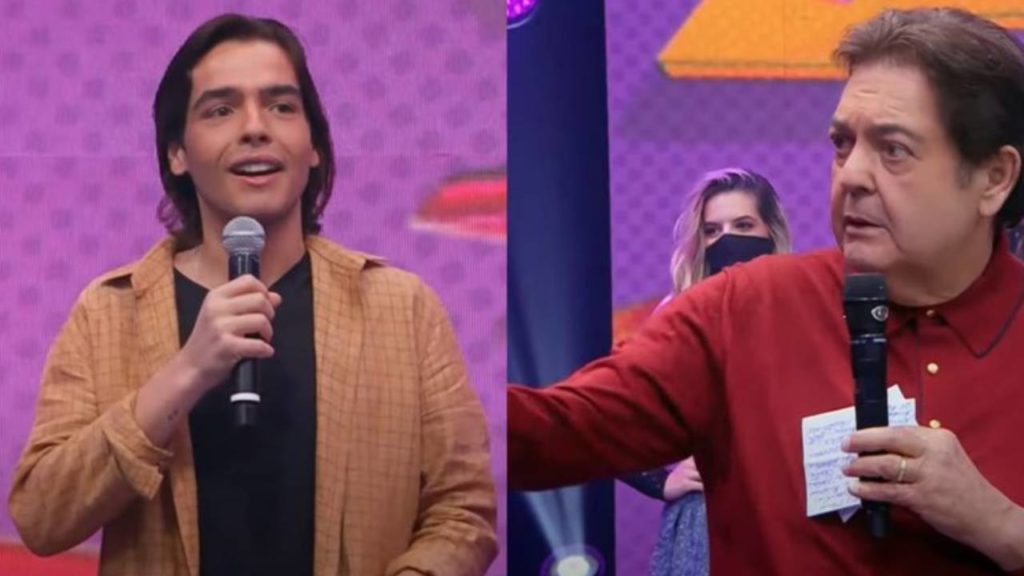 Faustão e filho - Crédito: Reprodução/ TV Band