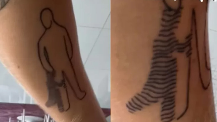 João Guilherme mostra sua nova tatuagem - Crédito: Reprodução / Instagram
