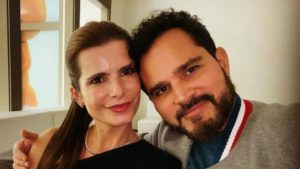 Luciano Camargo e a esposa, Flavia Camargo