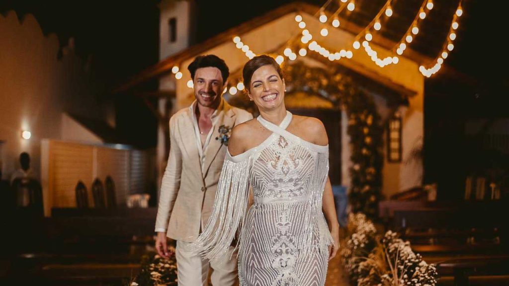 Fernando Diniz e Emanuelle Araújo se casam na Bahia - Crédito: Pedro Gabriel / Divulgação