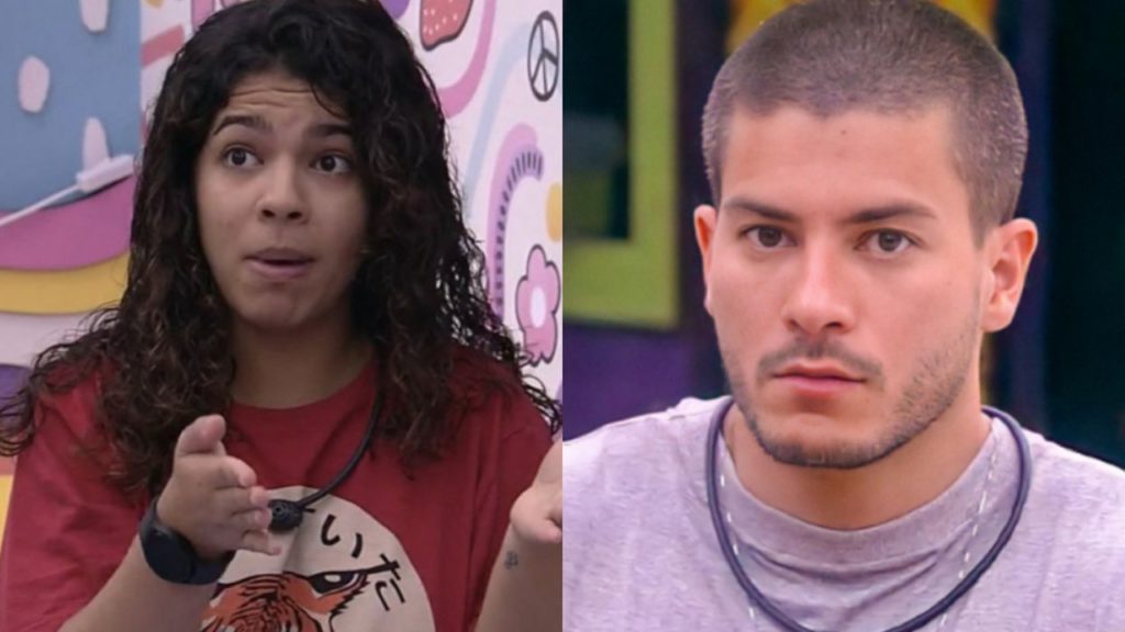 Maria e Arthur Aguiar no BBB 22