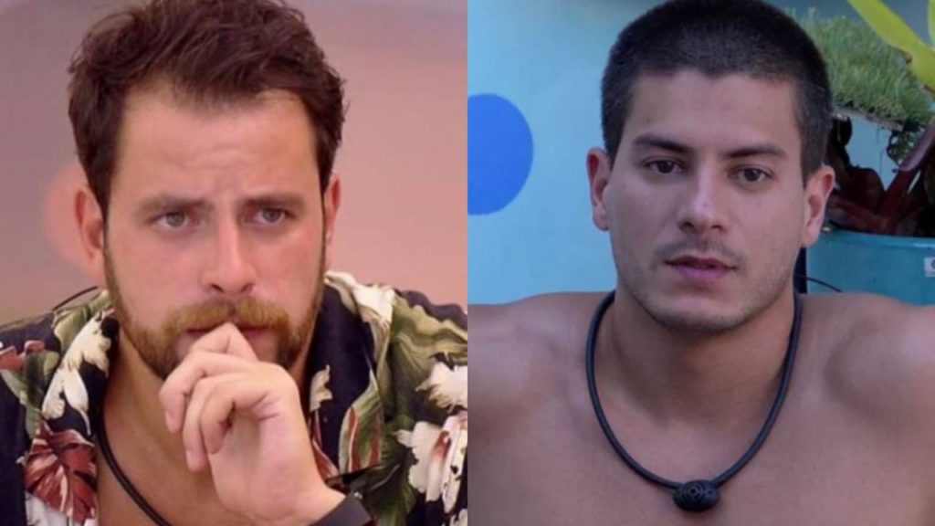 Gustavo e Arthur Aguiar no BBB 22