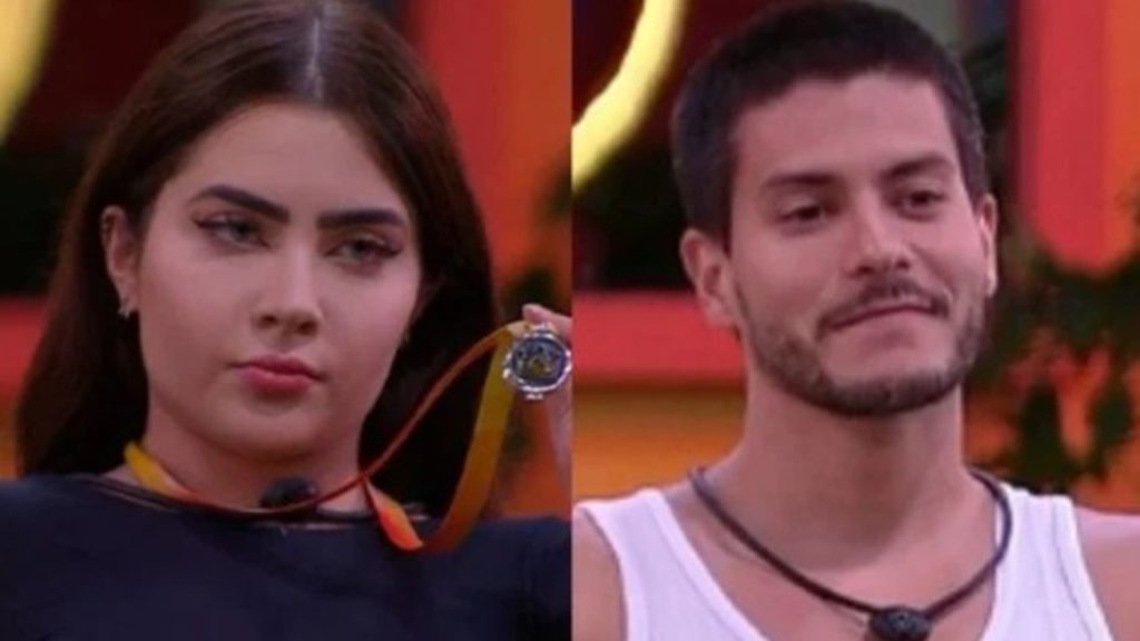 Jade Picon e Arthur Aguiar no BBB 22