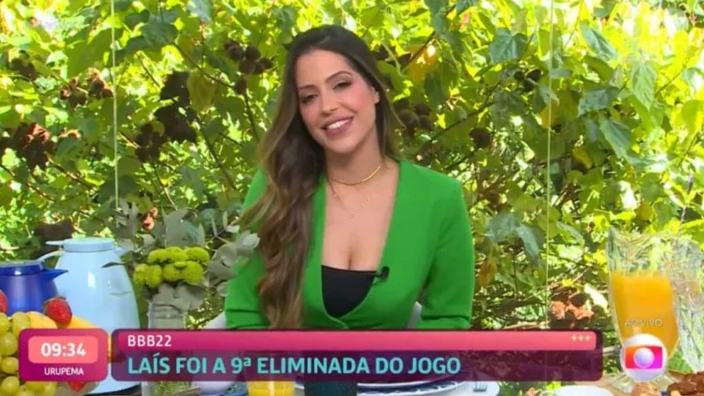 Laís no programa Mais Você