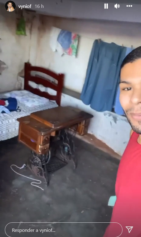 Ex-BBB Vinicius, o Vyni, mostra detalhes de sua casa no Ceará- Crédito: Reprodução / Instagram