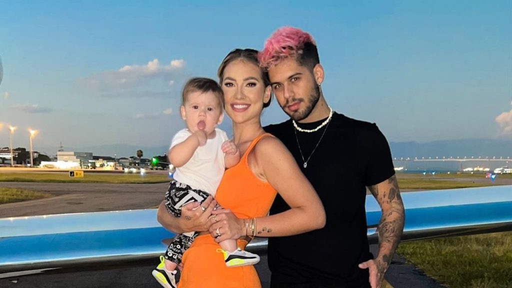 Virginia Fonseca e Zé Felipe com a filha, Maria Alice