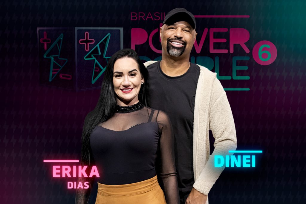 Dinei e Erika - Crédito das imagens: Edu Moraes/Record TV