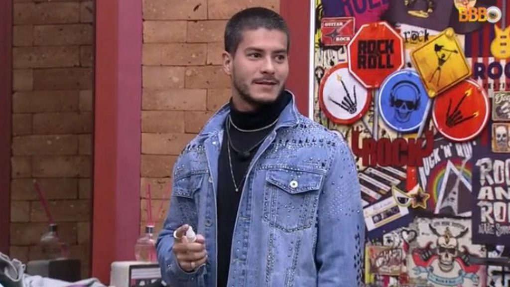 Arthur Aguiar no BBB 22. Créditos: Reprodução / Globo