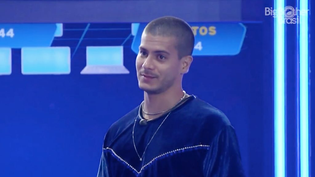 Arthur Aguiar na festa do BBB 22 - Créditos: Reprodução / Globo