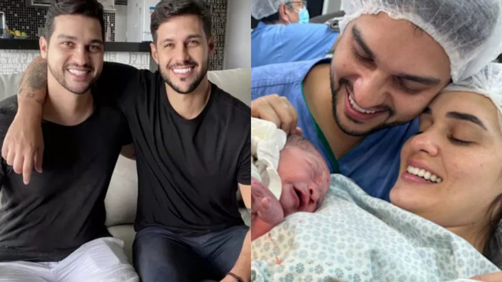 Rodrigo Mussi ganha sobrinho, filho do irmão Diogo Mussi