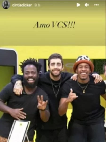 Douglas Silva, Scooby e Paulo André - Créditos: Reprodução / Instagram