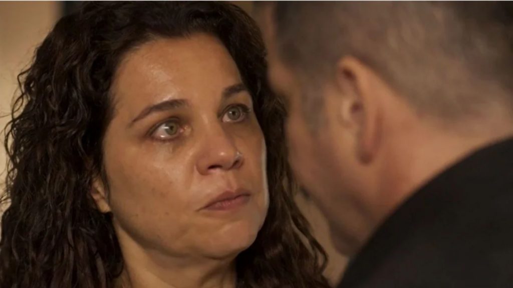 Maria Bruaca (Isabel Teixeira) e Tenório (Murilo Benício). Reprodução/Globo