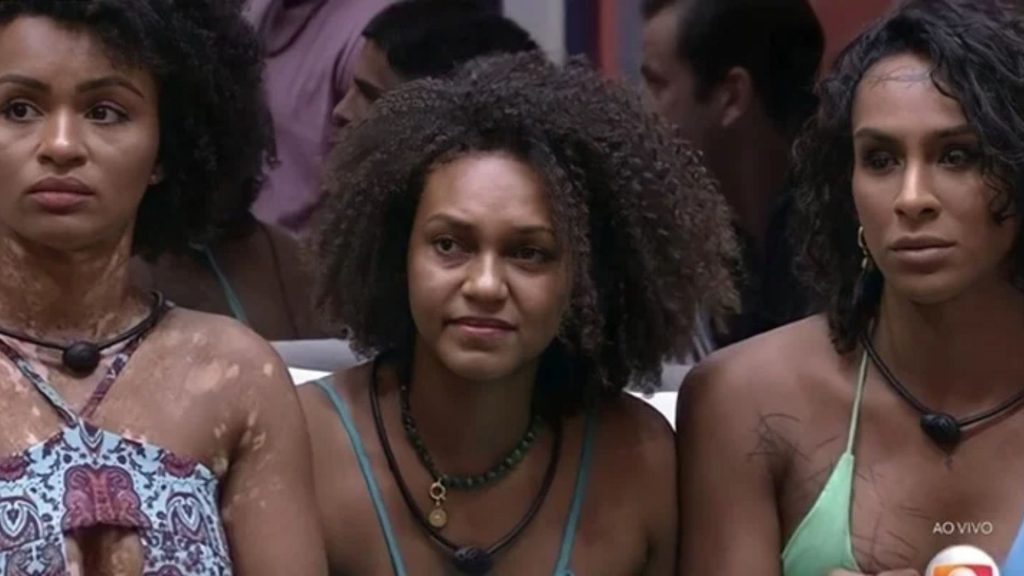 Natália, Jessilane e Linn da Quebrada, no BBB 22. Reprodução/Globo