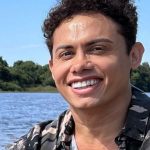 Silvero Pereira nos bastidores de Pantanal. Reprodução/Instagram