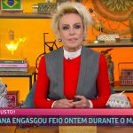 Ana Maria Braga no programa Mais Você - Crédito: Reprodução / Globo