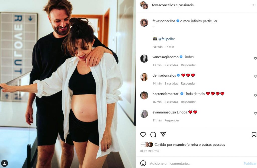 Fernanda Vasconcellos mostra nova foto durante a gravidez - Crédito: Reprodução / Instagram