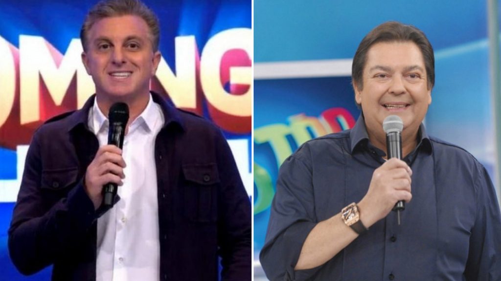 Luciano Huck e Faustão - Créditos: Reprodução/ Globo