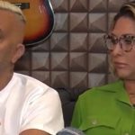 Rogério e Claudia Baronesa durante o programa 'Domingo Espetacular' (Reprodução/Record TV)