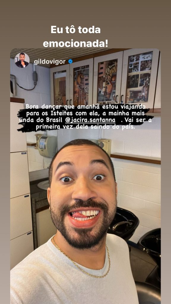 Storie de Gil do Vigor - Créditos: Reprodução/ Instagram