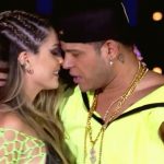 Tierry e bailarina, Carla Bruno, na Dança dos Famosos