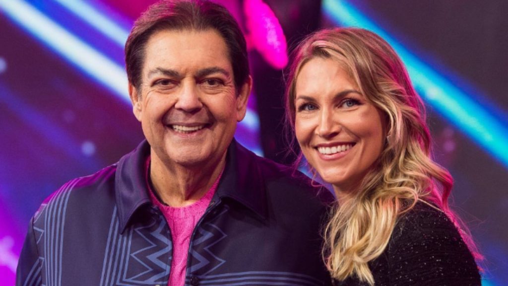 Faustão e Anne Lottermann. Foto: Renato Pizzutto