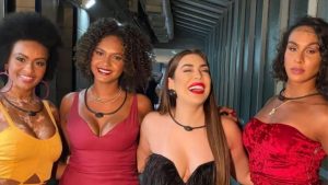 Natália, Jessilane, Naiara Azevedo e Linn da Quebrada, as Comadres do BBB. Reprodução/Instagram