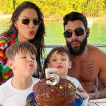 Andressa Suita, Gusttavo Lima e filhos - Créditos: Reprodução/ Instagram