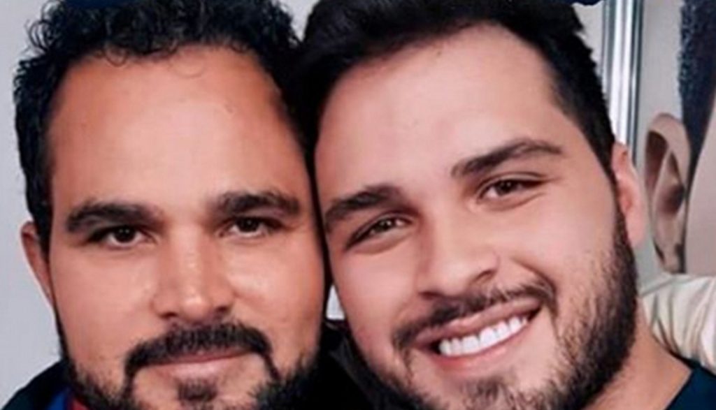 Luciano Camargo e Nathan (Reprodução/Instagram)