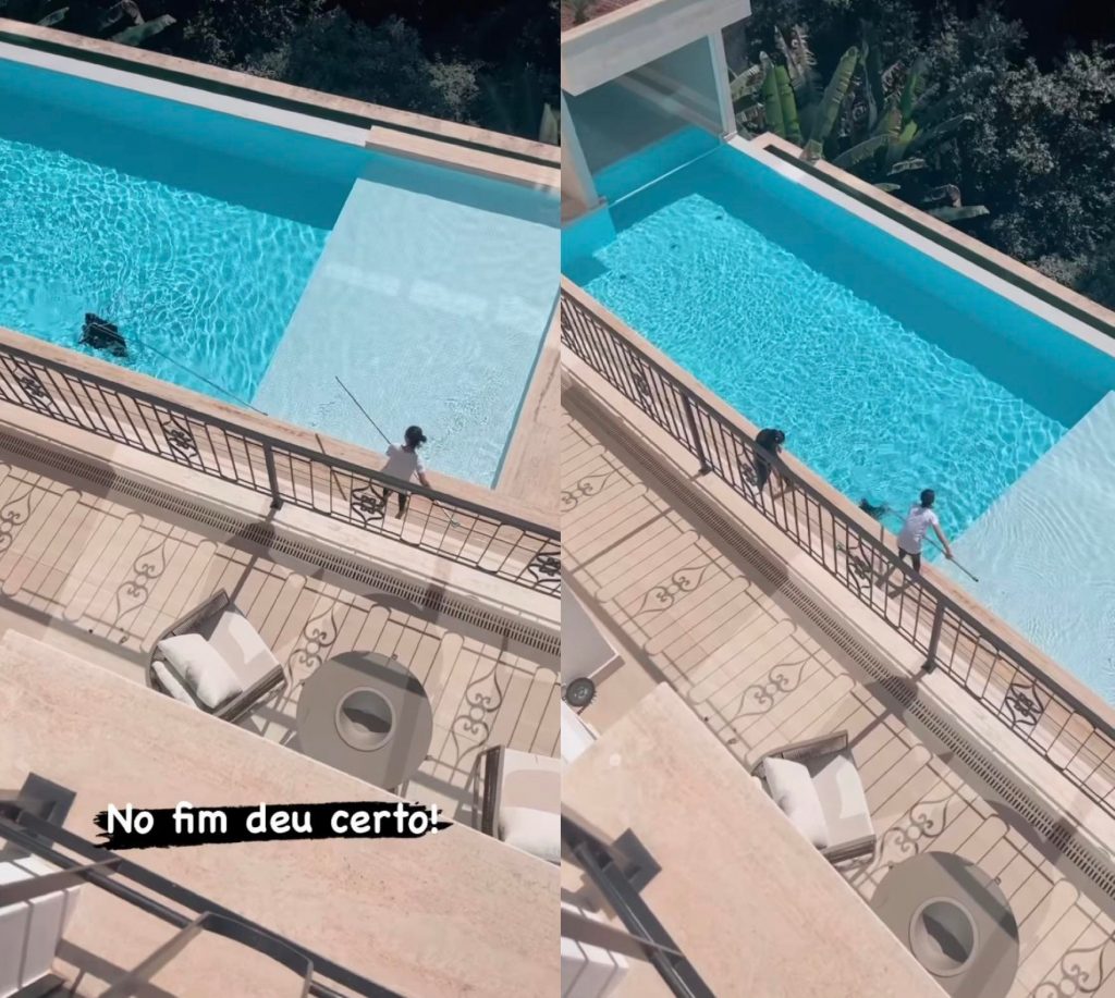 Simone surpreende ao mostrar piscina gigantesca 