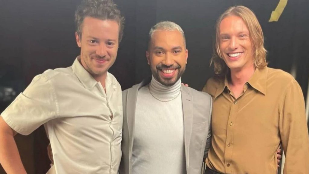 Gil do Vigor, Joseph Quinn e Jamie Campbell Bower - Crédito: Reprodução/ Instagram