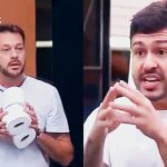 Albert e João Hadad discutem no Power Couple (Reprodução/PlayPlus)