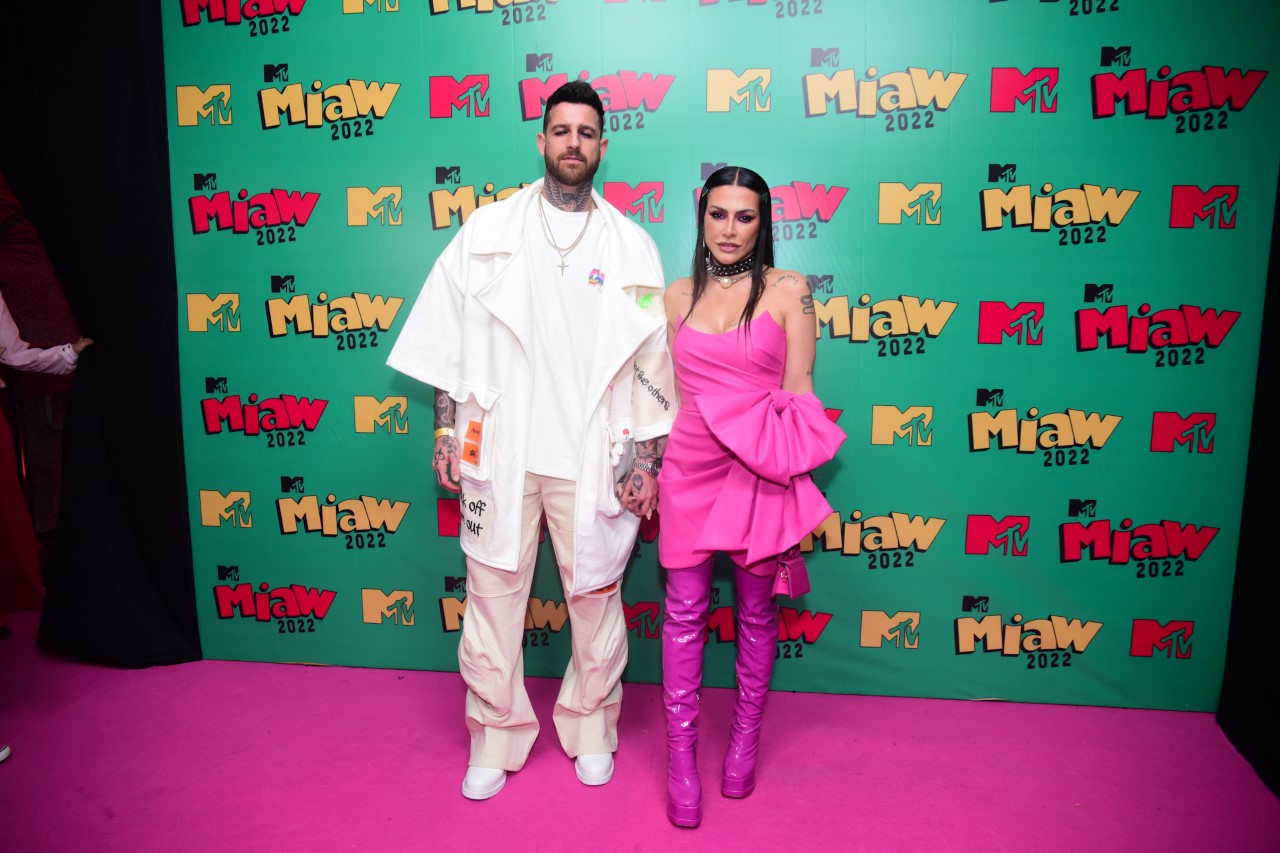 Cleo em premiação da MTV (Agnews)