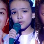 Isadora Pedrini, Isis Testa e Mel Grebin, finalistas do "The Voice Kids"