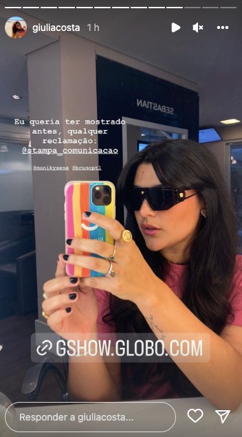 Giulia Costa mostra novo visual (Reprodução/Instagram)