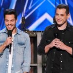 Ilusionistas Henry e Klauss durante apresentação no programa 'America's Go Talent' (Divulgação/NBC/America's Got Talent)