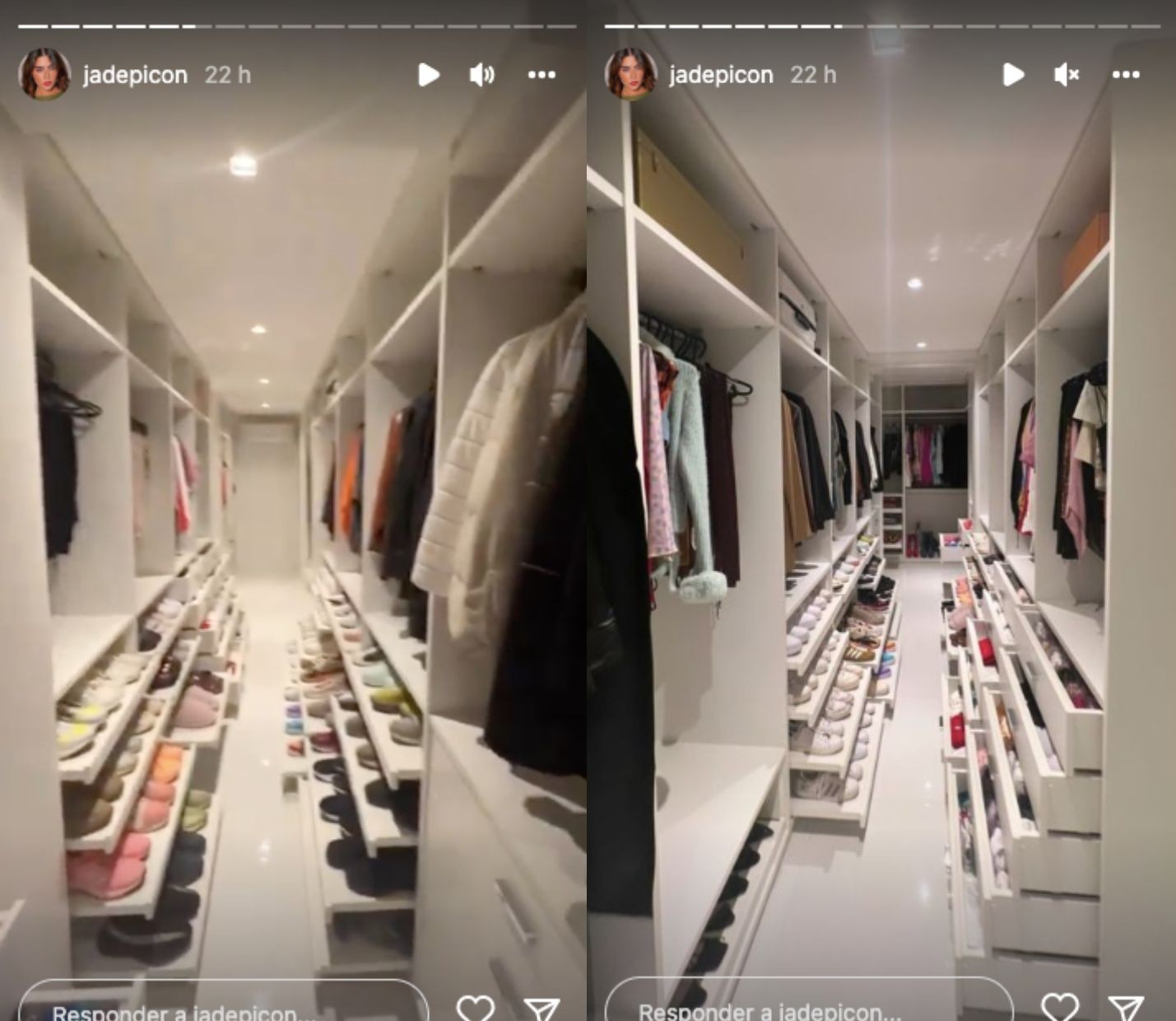 Jade Picon mostra closet organizado (Reprodução/Instagram)
