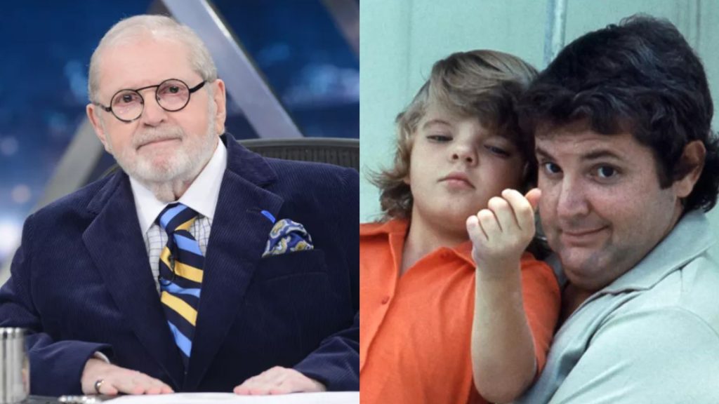 Jô Soares e o filho, Rafael. Foto: TV Globo/Zé Paulo Cardeal e Arquivo Pessoal