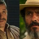 Tenório e José Leôncio em 'Pantanal'. Reprodução/TV Globo