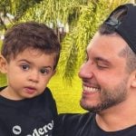 Murilo Huff com o filho, Leo - Reprodução/Instagram