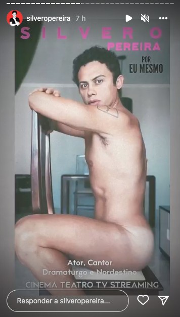 Silvero Pereira posa completamente nu (Reprodução/Instagram)