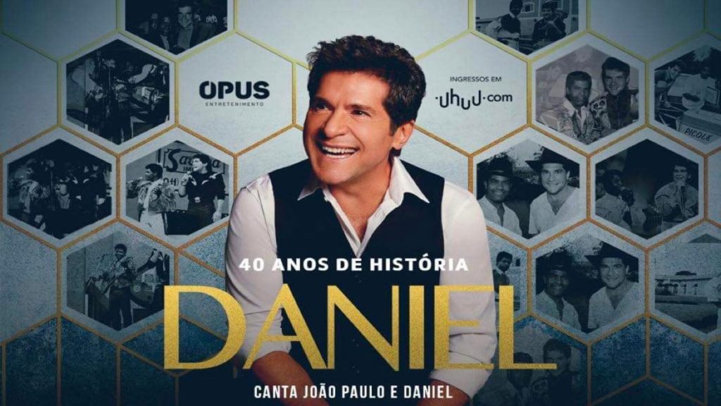 Daniel celebra 40 anos de carreira (Crédito: Divulgação/Opus Entretenimento)