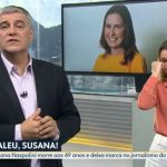 Apresentadores do 'Bom dia Rio' falam de Susana Naspolini. Reprodução/TV Globo