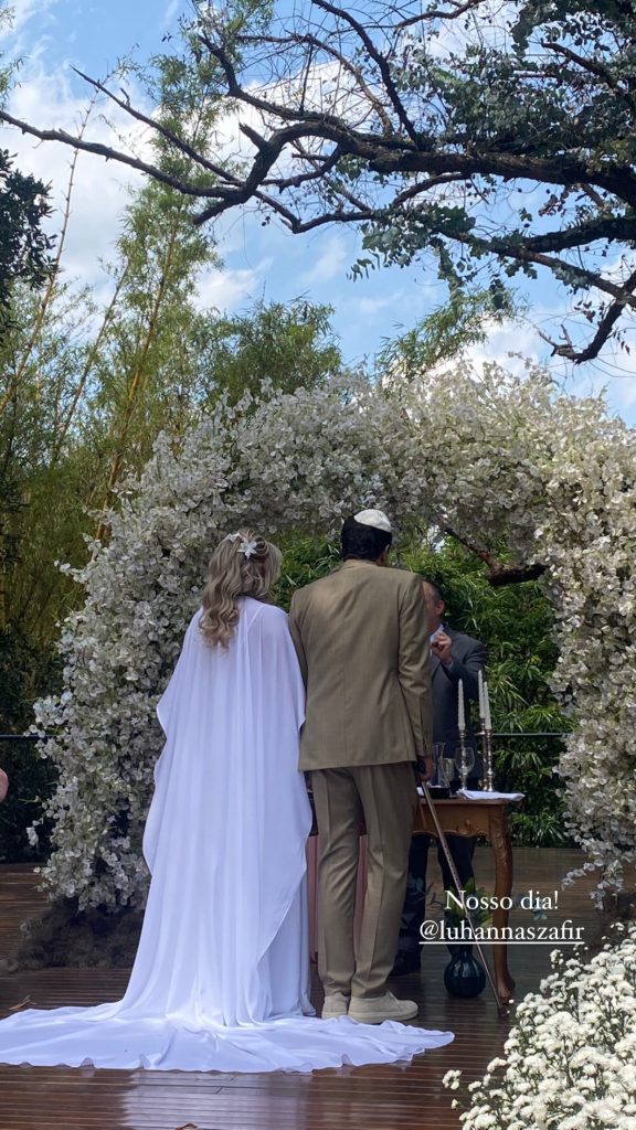 Casamento Luciano Szafir e Luhanna. Reprodução/Instagram