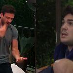 Vini e Lucas em 'A Fazenda'. Reprodução/Record TV