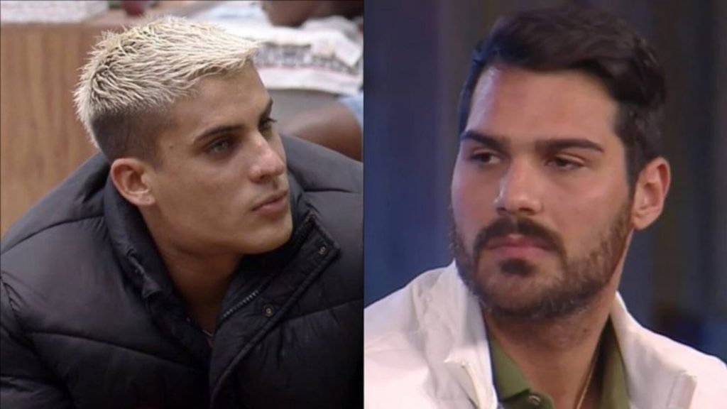 Tiago e Shayan em 'A Fazenda 14' - (Crédito: Reprodução/Record TV)