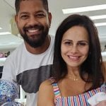 Viviane Araújo e Guilherme Militão com o filho, Joaquim (Reprodução/Instagram)